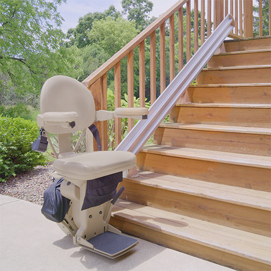 Avondale outdoor stairway staircase chair stairlift glide